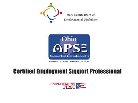 Certified Employment Support Professional