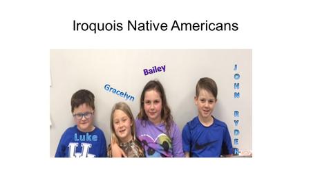 Iroquois Native Americans