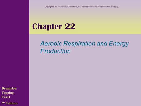 Aerobic Respiration and Energy Production