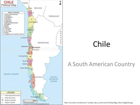 Chile A South American Country