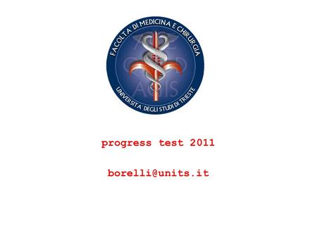 Progress test 2011 pie(table(annodicorso)) annodicorso 3 4 51 40.