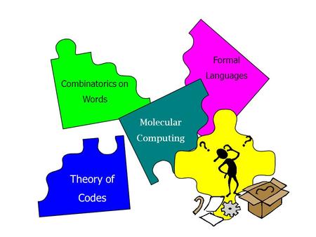Molecular Computing Formal Languages Theory of Codes Combinatorics on Words.