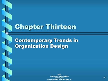 Contemporary Trends in Organization Design