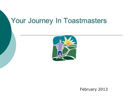 Your Journey In Toastmasters