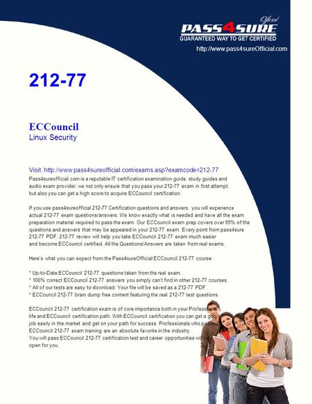 212-77 ECCouncil Linux Security Visit:  Pass4sureofficial.com.