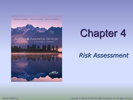Chapter 4 Risk Assessment McGraw-Hill/Irwin