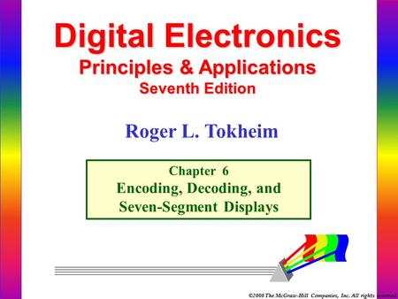 Principles & Applications Seven-Segment Displays