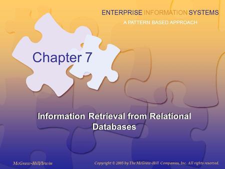 Information Retrieval from Relational Databases
