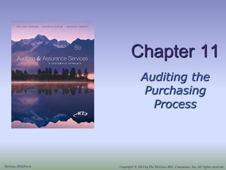 Auditing the Purchasing Process