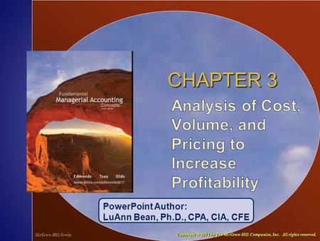 Analysis of Cost, Volume, and Pricing to Increase Profitability