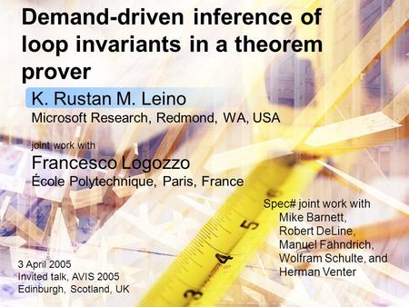 Demand-driven inference of loop invariants in a theorem prover