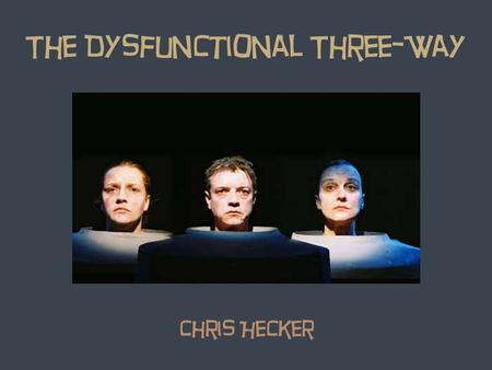 The Dysfunctional Three-Way Chris Hecker.