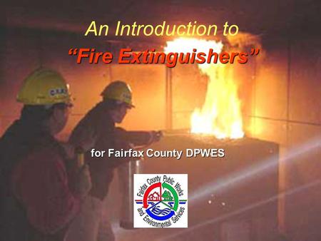 for Fairfax County DPWES