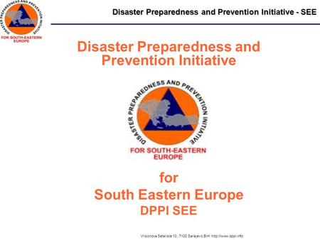 Disaster Preparedness and Prevention Initiative