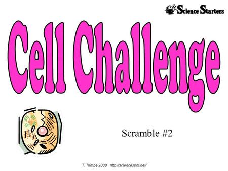 T. Trimpe 2008 http://sciencespot.net/ Cell Challenge Scramble #2 T. Trimpe 2008 http://sciencespot.net/