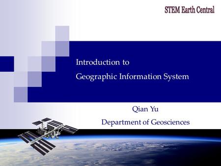Introduction to Geographic Information System