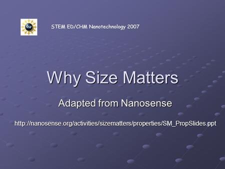 Adapted from Nanosense