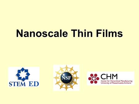 Nanoscale Thin Films. Todays Agenda Ben Franklins ObservationBen Franklins Observation Interactions between Oleic Acid and WaterInteractions between Oleic.