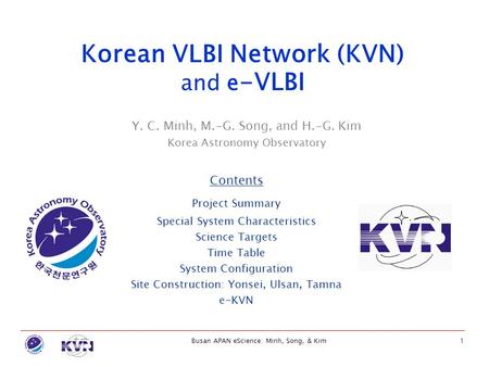 Korean VLBI Network (KVN)