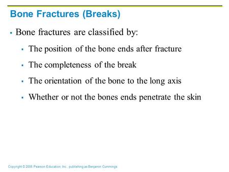Bone Fractures (Breaks)