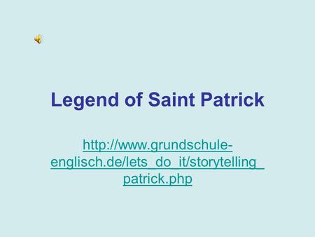 Legend of Saint Patrick