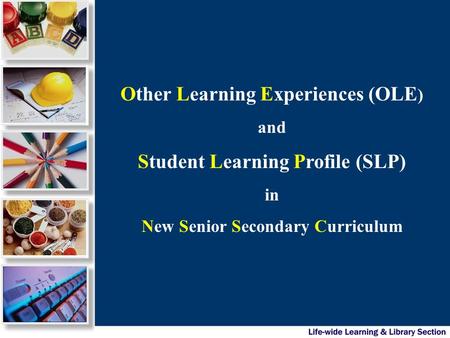 Other Learning Experiences (OLE) Student Learning Profile (SLP)