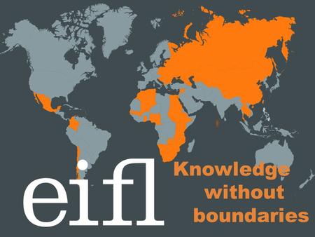 Knowledge without boundaries. Usage Perception study findings IFLA, Helsinki, 2012.