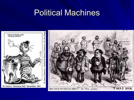 Political Machines. HOT ROC: Gangs of New York The Politics of Fraud and Bribery  wwso&feature=related