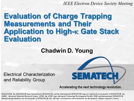 IEEE Electron Device Society Meeting