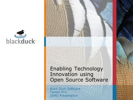 Enabling Technology Innovation using Open Source Software