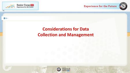 Considerations for Data Collection and Management.
