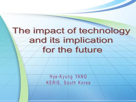 1. Impacts of technology in HE 2. Challenges 3. Policy Implications 4. Conclusions Contents.