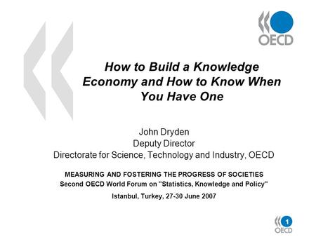 How to Build a Knowledge Economy and How to Know When You Have One