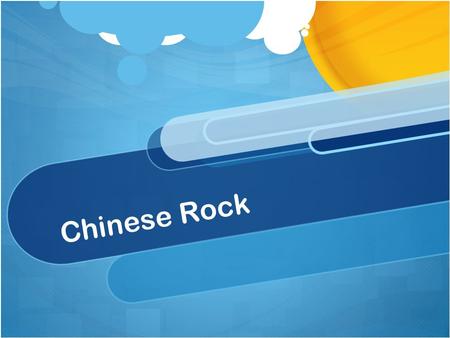 Chinese Rock. Origins Chinese Rock was started created by Cui Jian in 1984 He took his styles from Classic Rock in the U.S. and Britain, and combined.