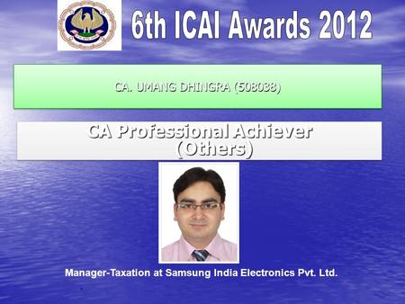 CA Professional Achiever (Others)