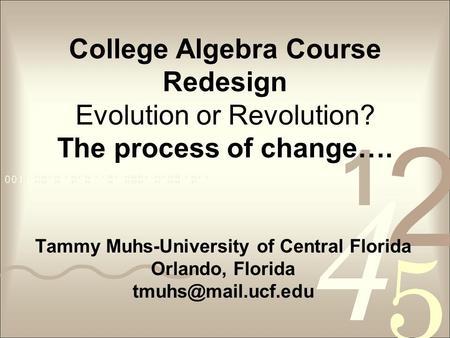Tammy Muhs-University of Central Florida