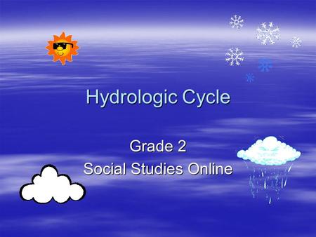 Grade 2 Social Studies Online