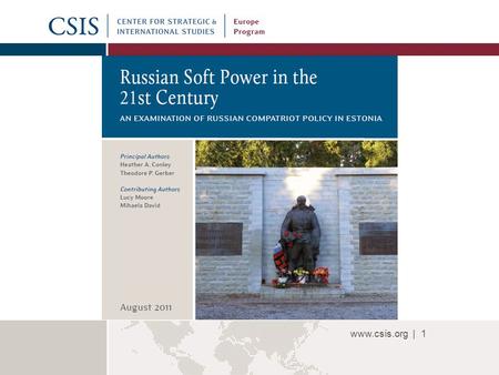Www.csis.org |1 80.6 n. www.csis.org |2 Definition of Soft Power What is soft power? It is the ability to get what you want through attraction rather.