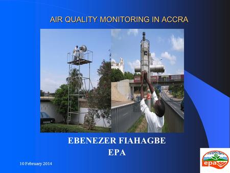 AIR QUALITY MONITORING IN ACCRA