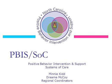 PBIS/SoC Positive Behavior Intervention & Support Systems of Care
