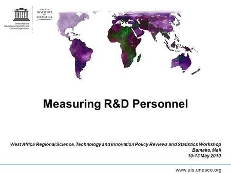 Measuring R&D Personnel