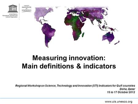 Measuring innovation: Main definitions & indicators