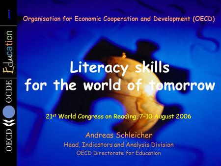 Organisation for Economic Cooperation and Development (OECD)