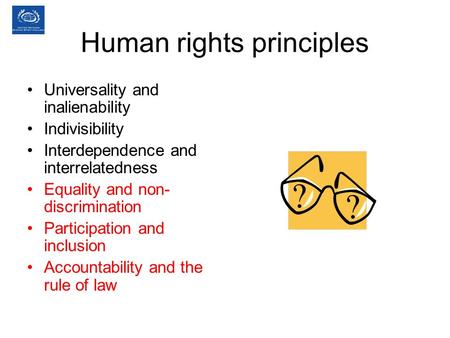 Human rights principles