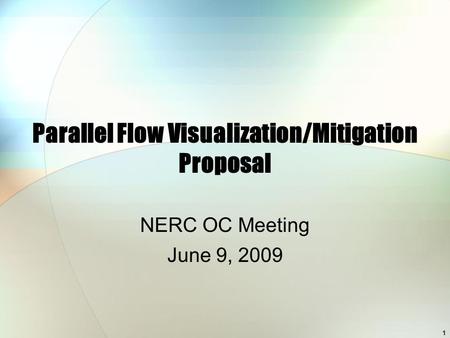 Parallel Flow Visualization/Mitigation Proposal
