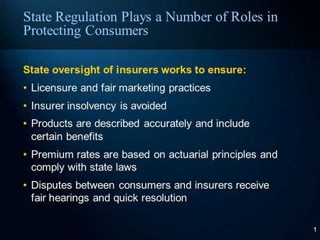 Protecting Consumers Through Insurance Regulation Commissioner Sandy Praeger State of Kansas October 3, 2008.