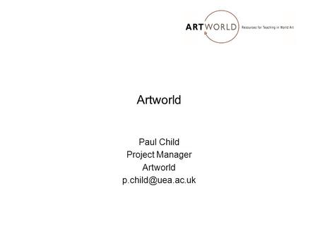 Artworld Paul Child Project Manager Artworld