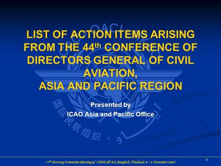 ICAO Asia and Pacific Office