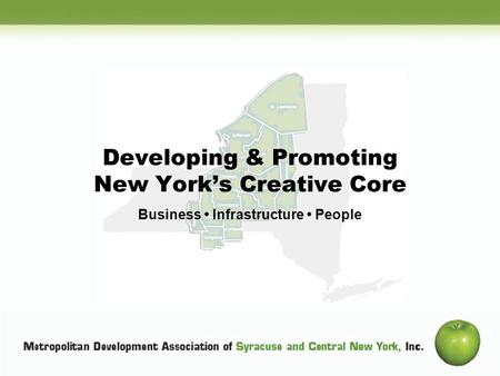 Subtitle Developing & Promoting New Yorks Creative Core Business Infrastructure People.