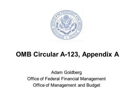 OMB Circular A-123, Appendix A